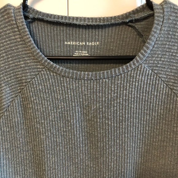 AE Soft Plush Long-Sleeve Babydoll T-Shirt! 💚 - Picture 3 of 3